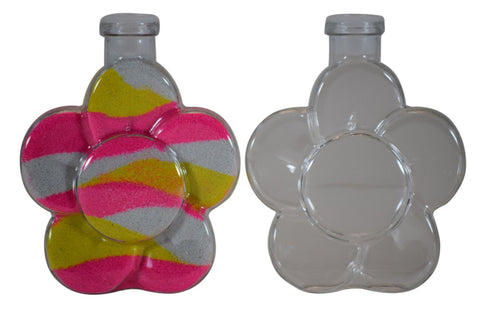 Plastic Flower Sand Art Bottle
