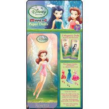 Disney Fairies Rosetta Magnetic Paper Dolls Mini Fun Tin - Set 2