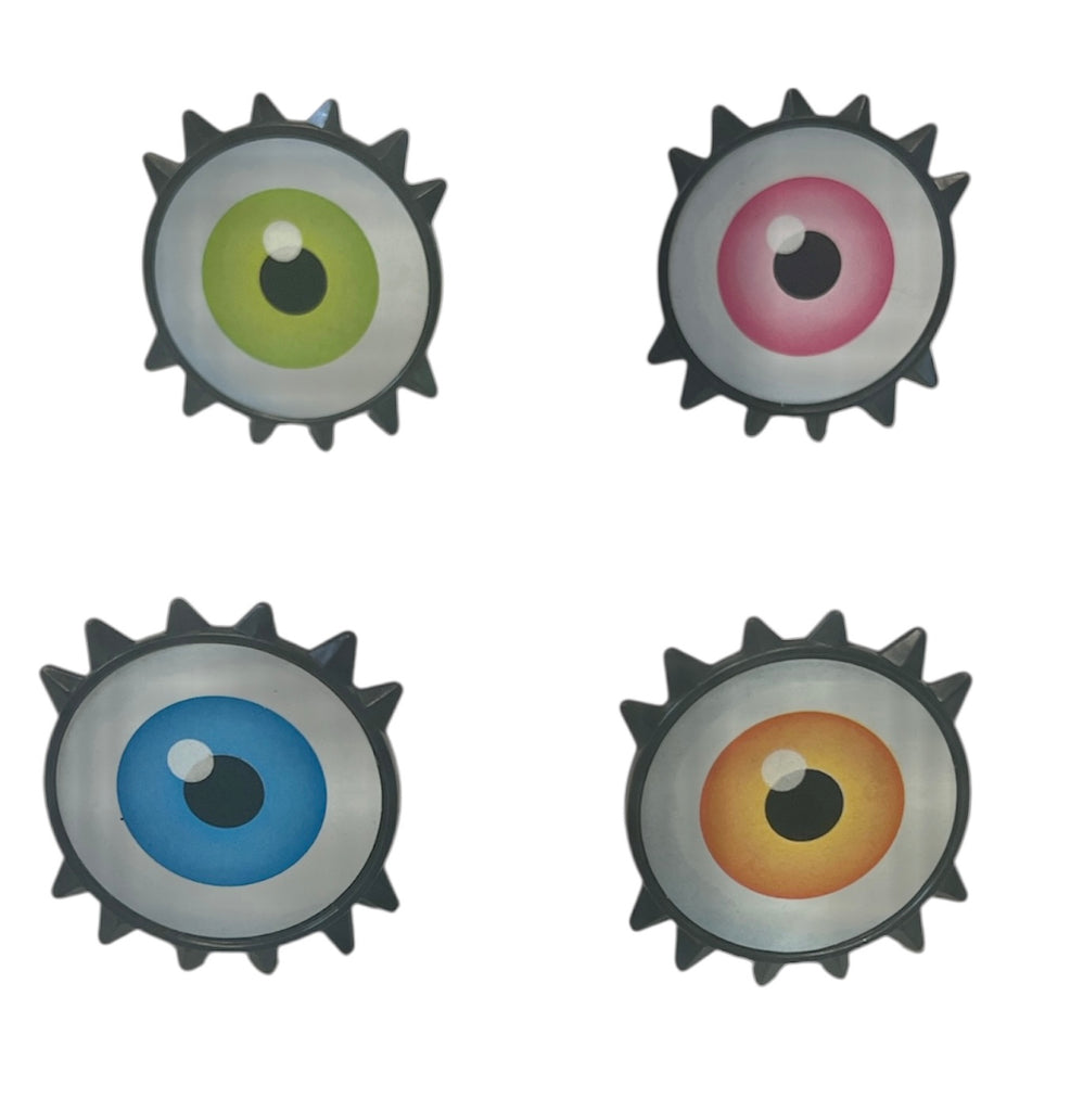 12 Monster Eye Cupcake Rings