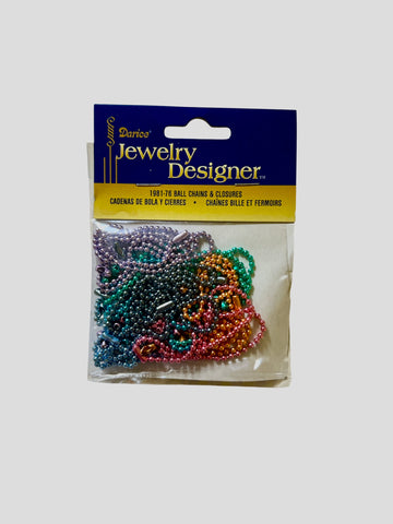 Jewelry Designer by Darice - Ball Chains & Closure