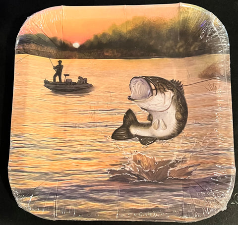Havercamp Gone Fishin' Dessert Plates