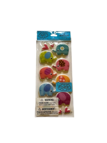 Elephants Puffy Stickeroni Stickers