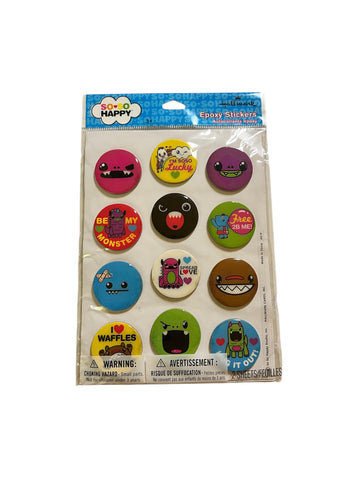 So So Happy Epoxy Stickeroni Stickers