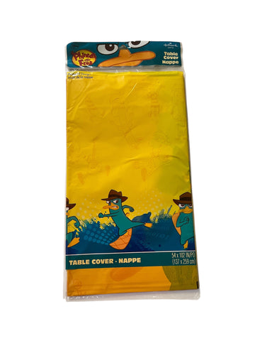 Disney Phineas and Ferb Agent P Harry the Platypus Party Tablecover