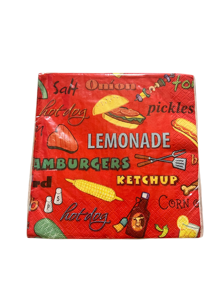Backyard Barbecue Lunch Napkins