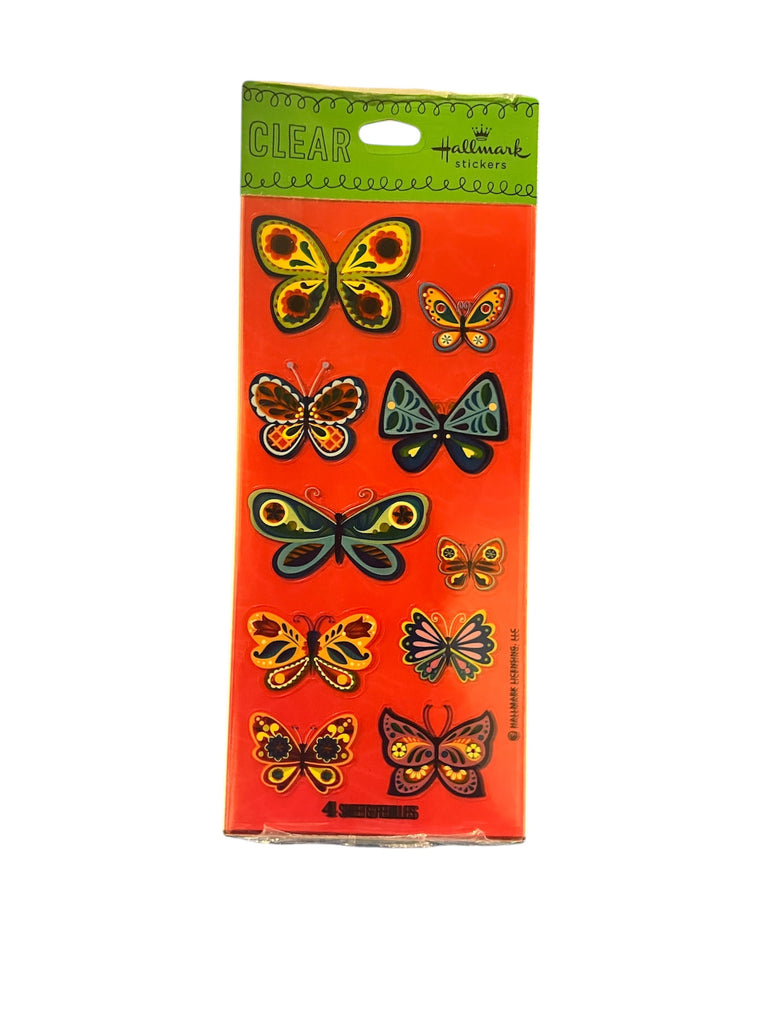 Clear Butterfly Stickeroni Stickers