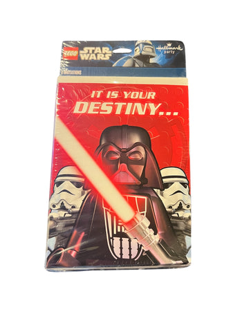 Lego Star Wars Party Invitations
