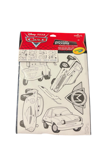 Disney Pixar Cars Color Your Own Stickers