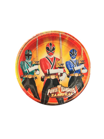 Power Rangers Samurai Dessert Plates