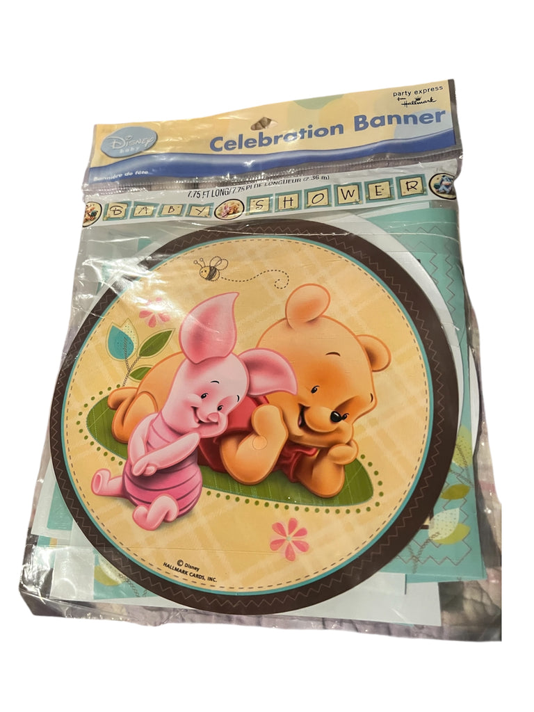 Baby Pooh And Friends Hanging Banner
