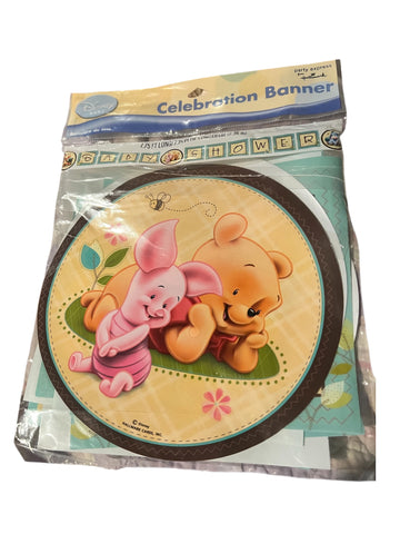 Baby Pooh And Friends Hanging Banner