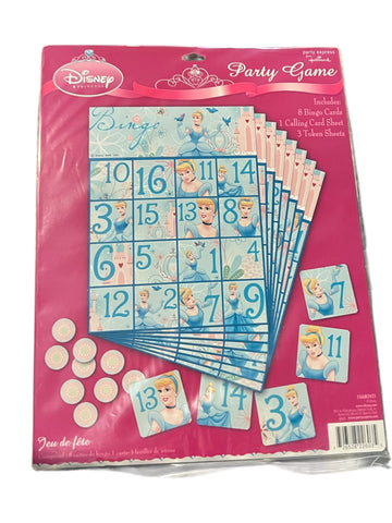 Disney Princess Bingo Party Game