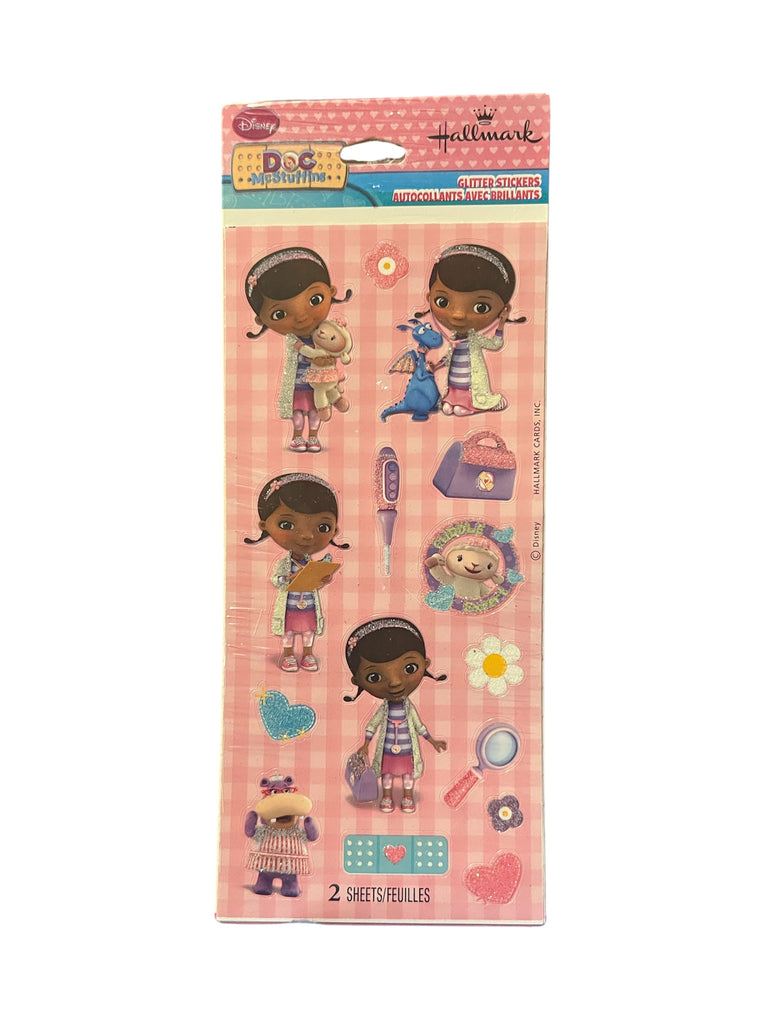 Doc McStuffins Glitter Stickeroni Stickers