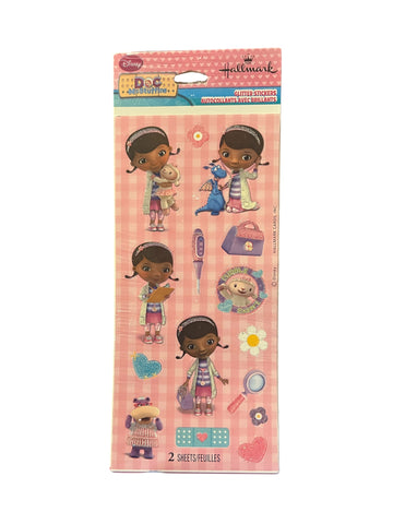 Doc McStuffins Glitter Stickeroni Stickers