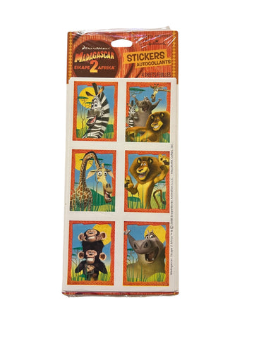 Madagascar 2 Stickers