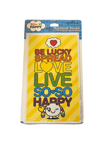 So So Happy Notebook Decals