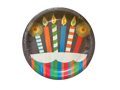 Candles and Wishes Dessert Plates