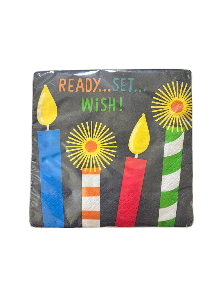 Candles and Wishes Beverage Napkins