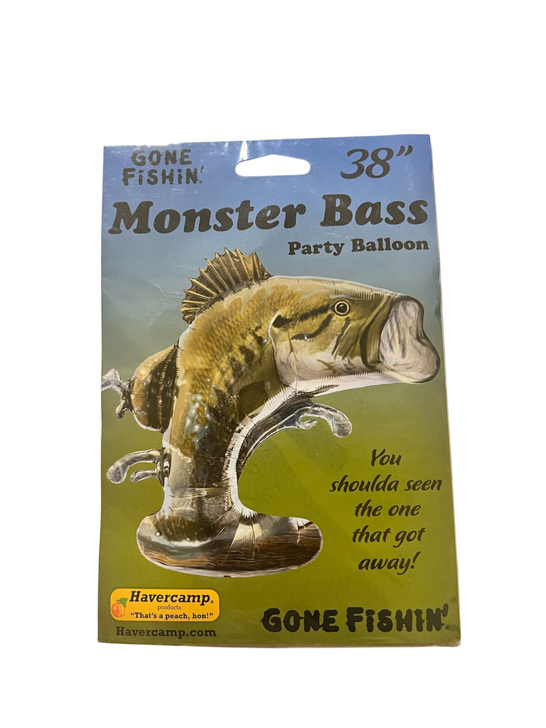 Havercamp Gone Fishin' Mylar Party Balloon
