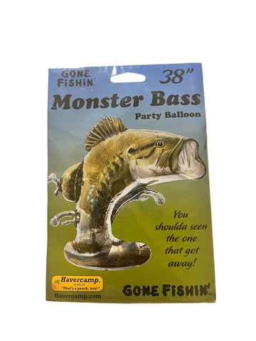 Havercamp Gone Fishin' Mylar Party Balloon