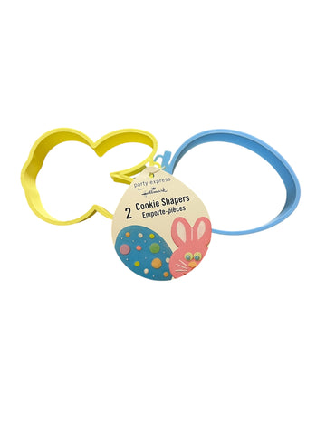 Easter (Bunny and Egg) Cookie Cutters - 2 pack