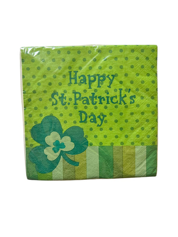 Shamrock and Stripes Lunch Napkins