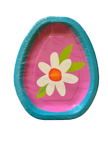 Casual Eggs Easter Egg Shaped Plates
