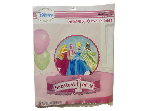 Disney Princess First 1st Birthday Princess Centerpiece