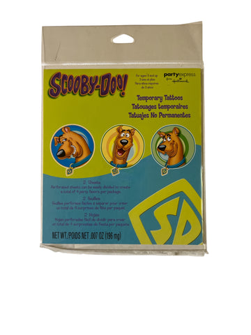 Scooby Doo Temporary Tattoo Party Favors