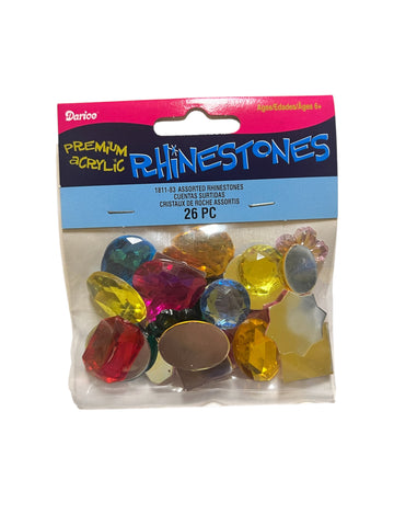 Darice Premium Acrylic Rhinestones - Assorted