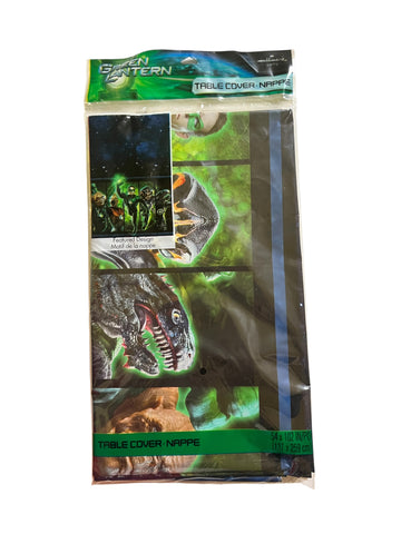 Green Lantern Birthday Party Table Cover