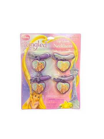 Disney Princess Tangled Rapunzel Lip Gloss Necklace Party Favors
