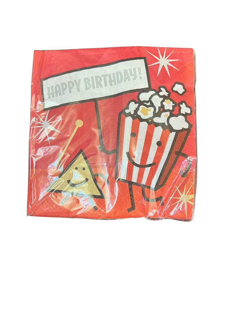 It's Showtime! Movie Night Party Lunch Napkins