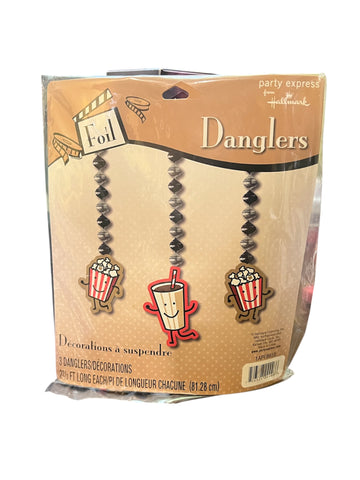 It's Showtime! Movie Night Party Dangling Decorations