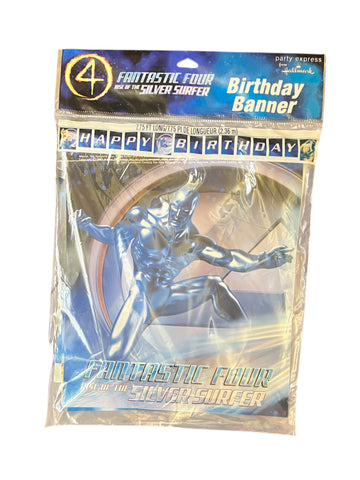 Marvel Fantastic Four Rise of the Silver Surfer Party Banner