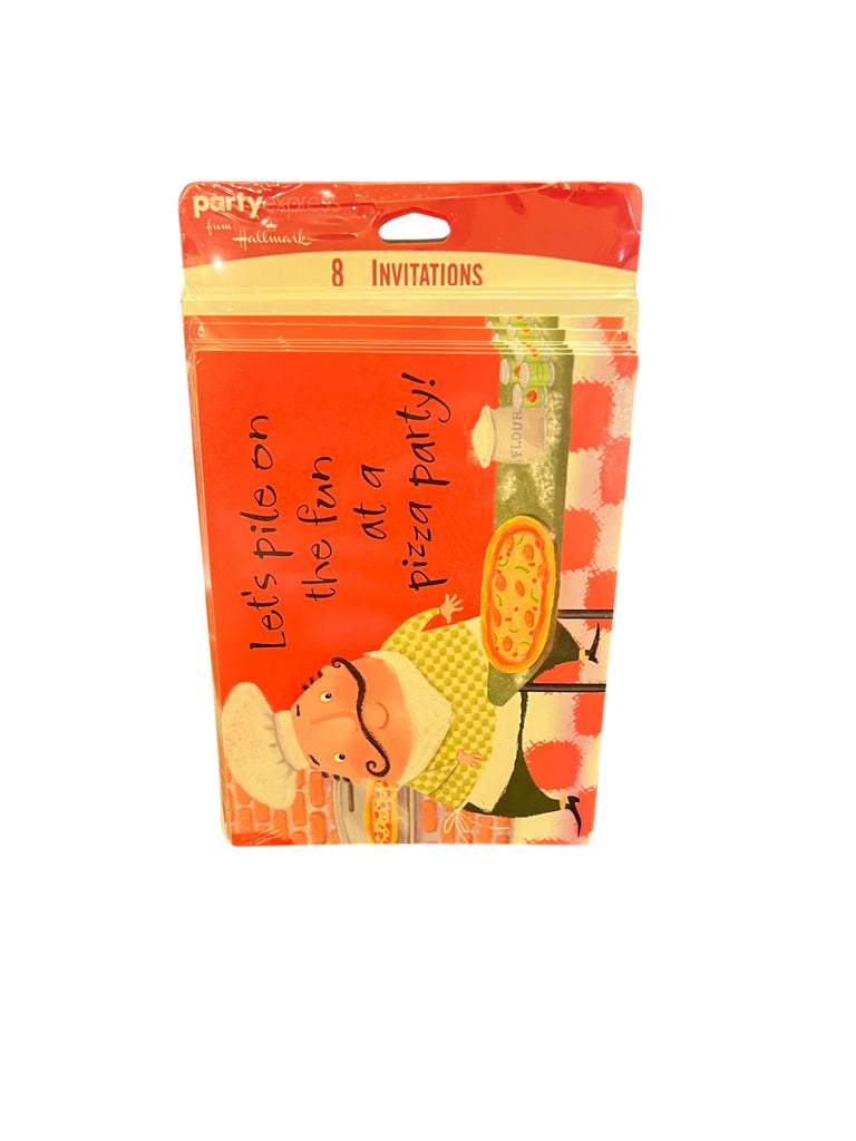 Pizza Party Invitations