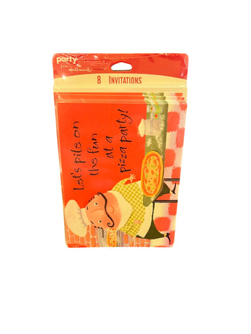 Pizza Party Invitations