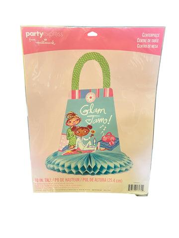 Sleepover Glam Jam Honeycomb Centerpiece