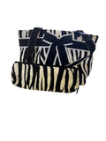 Zebra Print Insulated Quilted Lunch Tote Bag