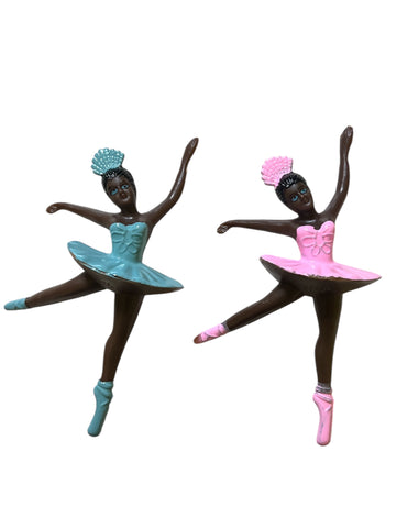 2 Ballerina Cake Toppers
