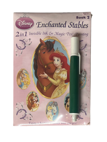 Disney Princess Enchanted Stables 2 in 1 Invisible Ink & Magic Pen Painting Activity Book 2