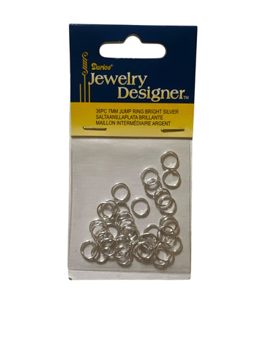 Jewelry Designer by Darice - 7mm Silver Jump Rings