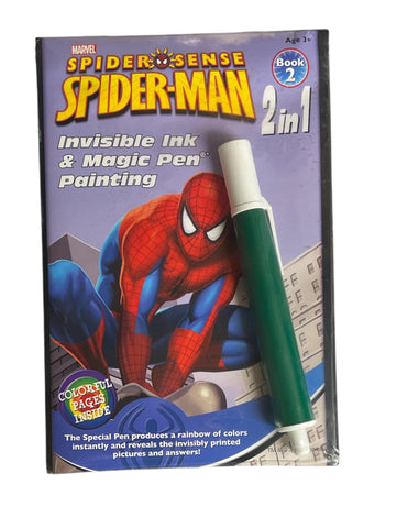 Marvel Spider Sense Spider-man 2 in 1 Invisible Ink & Magic Pen Painting Picture Book 2
