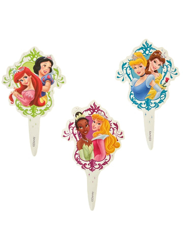 12 Disney Princess Flexi Cupcake Picks
