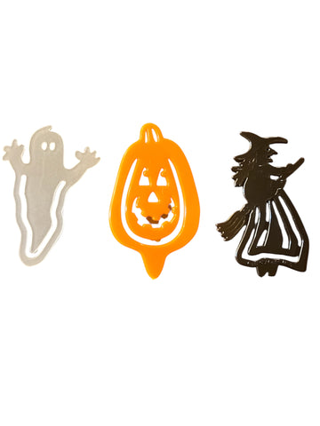 12 Halloween Bookmark Cupcake Toppers