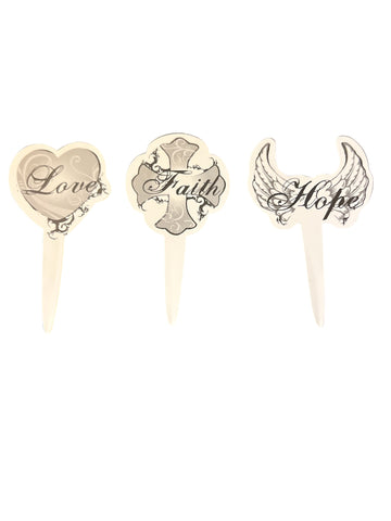 12 Faith Flexi Cupcake Toppers