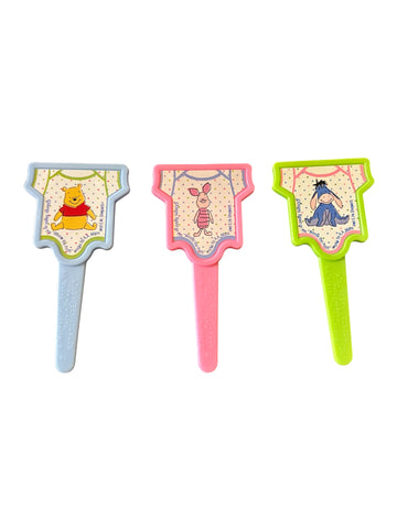 12 Winnie the Pooh Baby Cupcake Picks