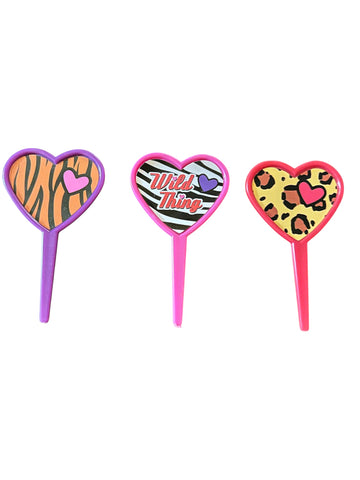 12 Wild Thing Cupcake Picks