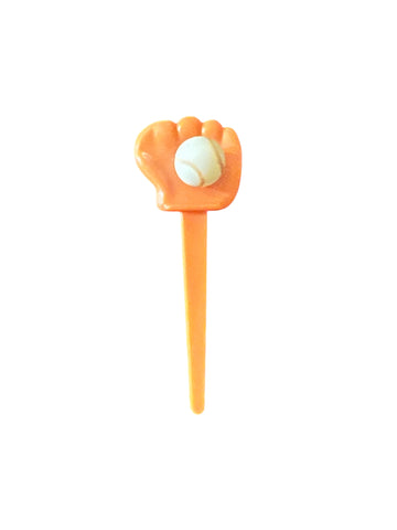 12 Baseball Glove with Basebal Cupcake Picks