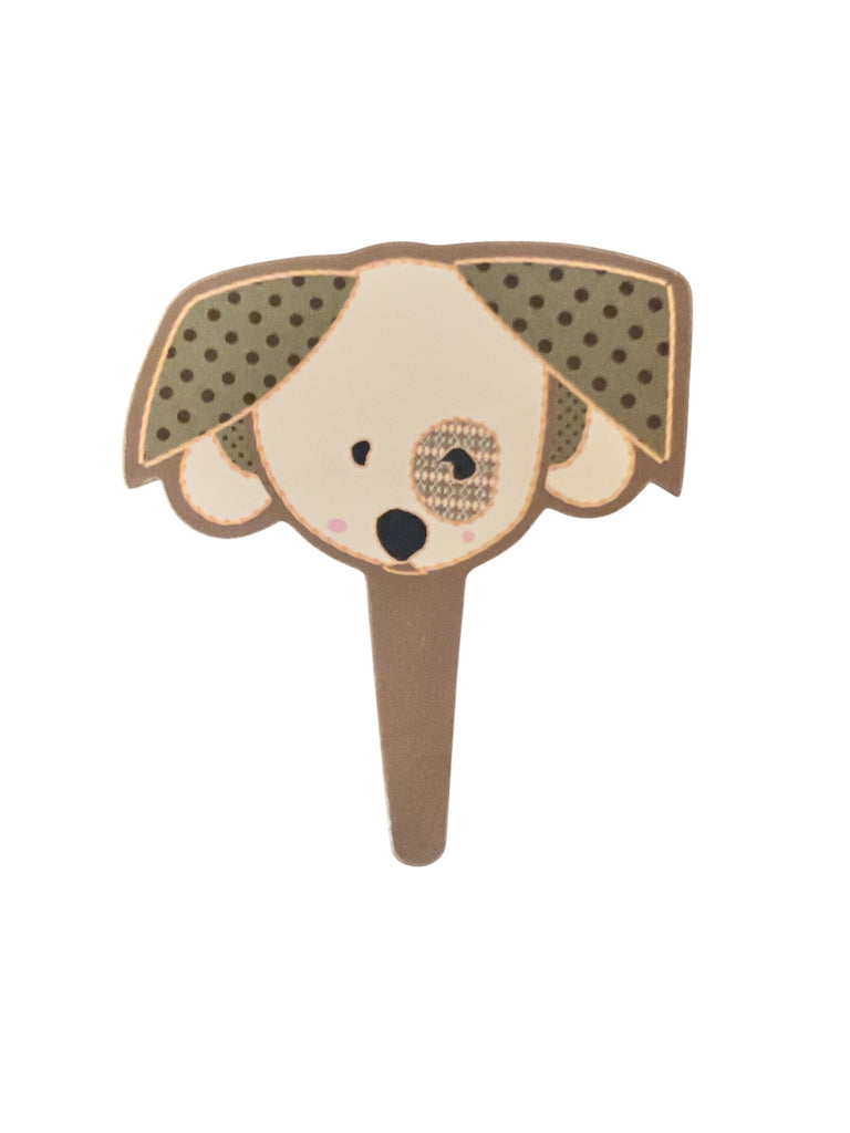 12 Puppy Dog Flexi Cupcake Picks